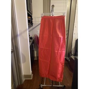 Prom or Bridesmaid dress: Coral formal gown